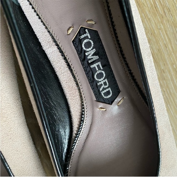 Tom Ford Bow Knot Blush Pink Suede Ballerina Flats 39.5 - Picture 9 of 10